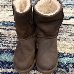 UGG Cream Shearling Boots